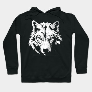 wolf face Hoodie